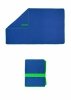 Ręcznik FITNESS mikrofibra 80x130 Niebieski / obszycie zielone